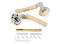 Ручка дверная PALLADIUM Alice SG_CP Матовое золото