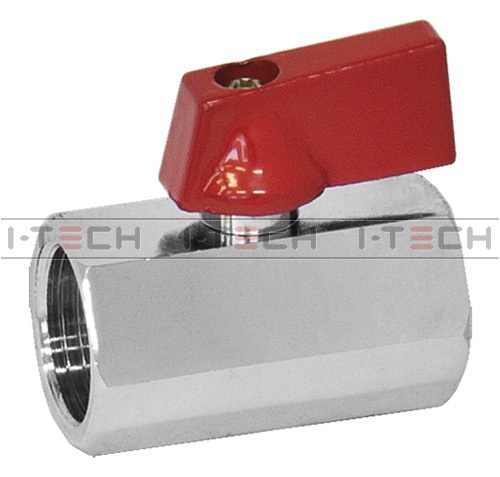 Кран шаровой МИНИ 1/2" М/М ручка I-TECH 200/2