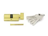 Механизм цилиндровый под ключ-завертка PALLADIUM AL 60 C T01 PB Золото, 5ключей