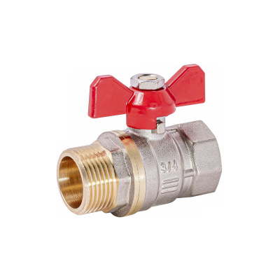Кран шаровой 1/2" ВР/НР бабочка I-TECH СТАНДАРТ 210/5