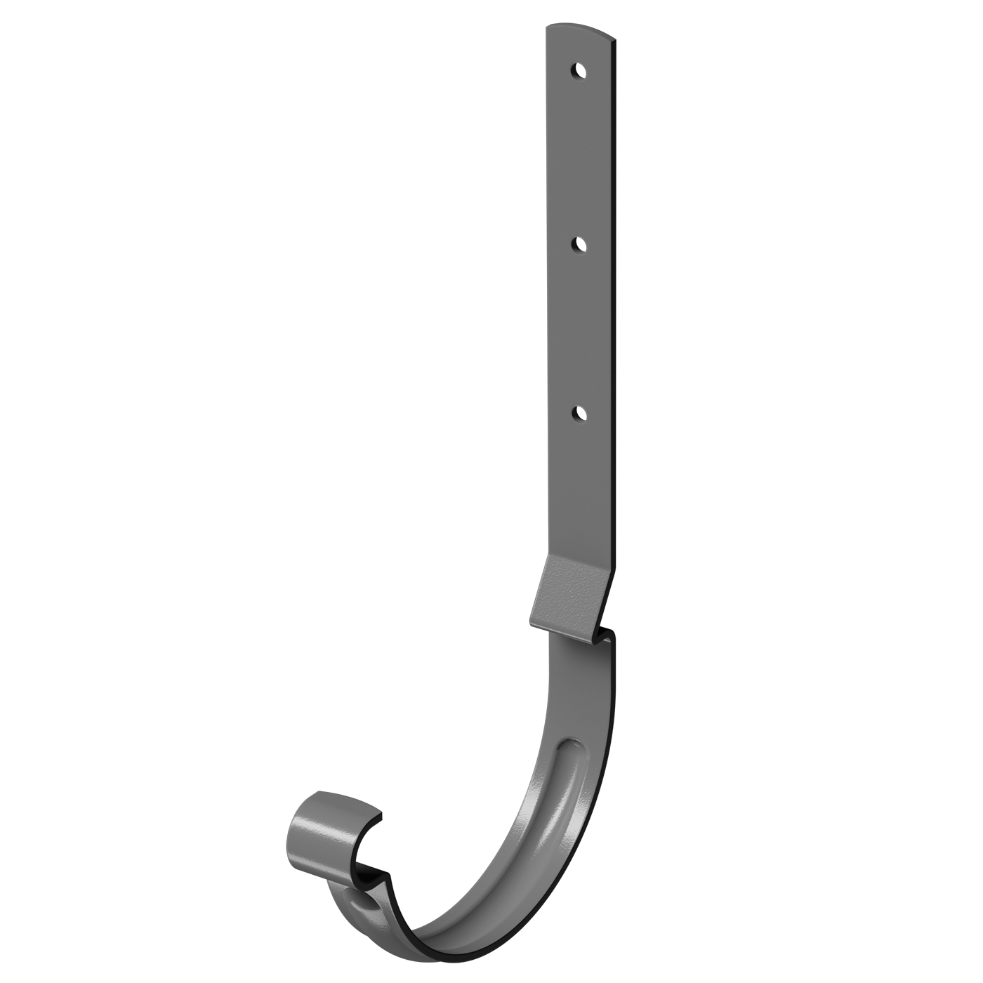 Карнизный крюк длинный Деке STAL PREMIUM D125 графит 7024