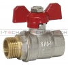 Кран шаровой 1" М/П бабочка I-TECH 60/2