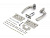Комплект для двери Фабрика замков FZ SET 03-C 100 2H SN Матовый никель