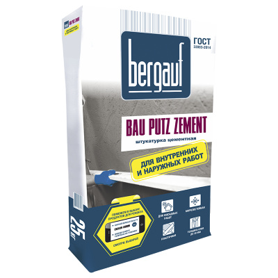BAU PUTZ ZEMENT 25кг вправо